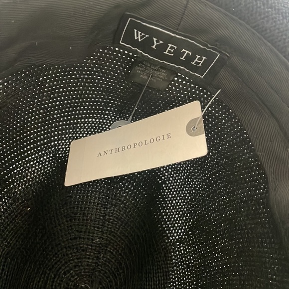 COPY - NWT Wyeth Anthropologie Packable Rancher Black Fedora Straw Hat - Picture 5 of 5